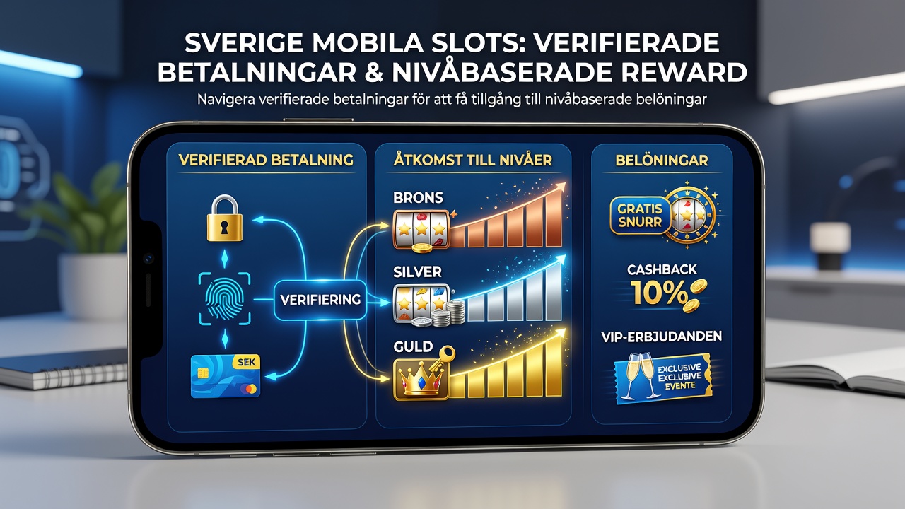 Dashboard view of tiered rewards progression linked to verified mobile payments in Swedish slot applications